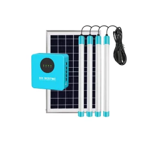 off Grid Living 10W LED Economic Small 6V Solar Power System for Lighting 4 Home Rooms Purpose
