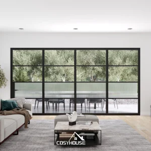 Luxury Villa Lift &amp; Slide Stacker Door Large Energy Efficient Sliding Glass Patio Door System