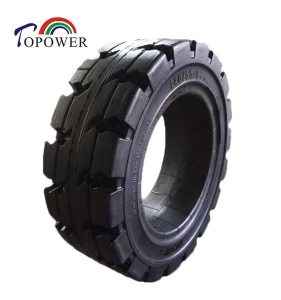 140/55-9 Electric Forklift New Pattern Solid Tire High Mileage Rubber Wheel Tyre