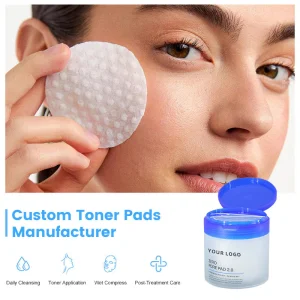 Discos de Toner Descartáveis e Macios OEM/ODM Contendo Pdrn para Limpeza Facial Hidratante para Todos os Tipos de Pele