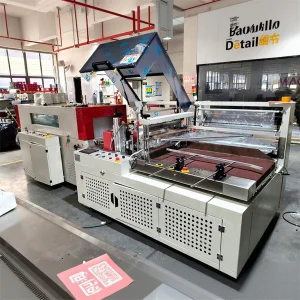 Automatic Side Sealer Heat Tunnel Shrink Film Packing Machine for Carton Box Cosmetic Food Bottle Shrink Wrapping Machine