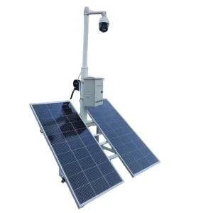 Sistema de vigilancia móvil solar alimentado por energía exterior