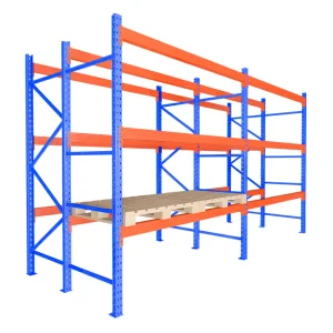 Heavy-Duty Boltless Steel Metal Racking System 4-Level Industrial Multi-Level Shelving Corrosion Protected Bulk Racks Shelves