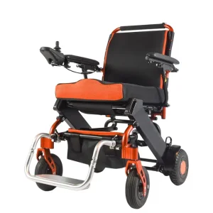 China Lightweight Foldable Electric Wheelchair with Li Battery Suppliers, Companies