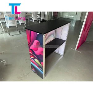 Lightweight Aluminum LED Backlit Table Portable Trade Show Equipment