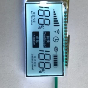 LCD Segment Display Monochrome 7seg Tn Module LED Backlight COB 8pin Industrial