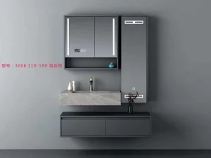 Solid Wood White Wall Modern Home Hotel Bathroom Storage Bin