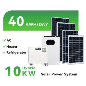 Frugal 60kw Solar Panels 60kv Energy Storage Battery Inverter 60kwh Solar System