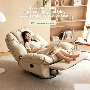 Factory Wholesale High Quality Single Electric Swivel Recliner Comfortable Multifunctional Living Room Rocking Sofa Chair Metal