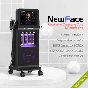 Hot Portable 7 in 1 Anti-Aging Facial Instrument Oxygen Spray Beauty Machine with Deep Cleaning Function US & IT Plug Options