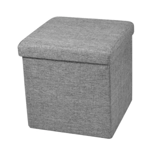 New Folding Storage Ottoman Removable Home Furniture Ottoman Bench