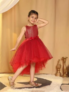 Girls Modern Ball Gown Wholesale Tulle Party Dresses