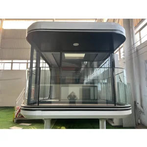 Space Capsule Modular Habitat with Radiation Shielding &amp; Ai Life Support System