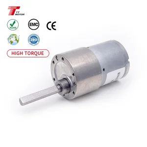 Gear Dc Motor 6V Customized New Arrival 37mm 24v Dc Electric Motor 12v 7rpm 700 Rpm with Reduction Gearbox