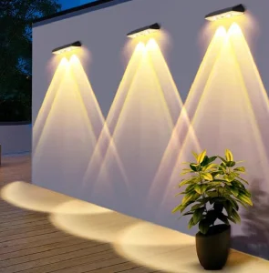 Luz Solar Parede Jardim