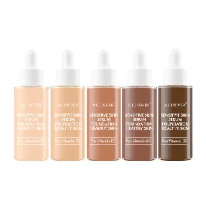 Oem 24h Wear Lasting SPF Sunscreen Moisturizing Full Coverage Makeup Face Liquid Foundation