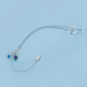 3 Vía y 4 Vía Catéter Foley de Silicona con Sonda / Sensor de Temperatura