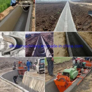 Electric Water Channel Lining Machine