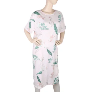 Women's Night Top - Light Pink