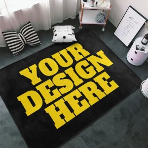 Loop High Pile Door Mat Rug for Hallway Sublimation 3D Floor Anti Slip Door Summer Large Living Room Floor Cutting Puzzle Mats