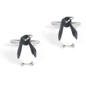 Men Custom Fashion Penguin Cufflinks
