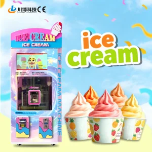 Self-Service Soft Serve Ice Cream Robot