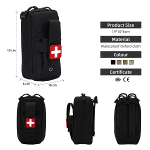 First Aid Kit with Emergency Bandage Tourniquet for Outdoor Survival Camping Hiking for Medical Device