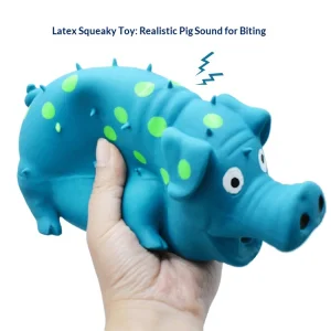 Dog Toys Vocalized Latex Spotted Pig