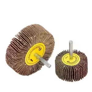 Abrasive Tools Aluminum Oxide Shaft-mounted Flap Wheel With 6mm Shank for Grinding and Polishing Ferrous Metals