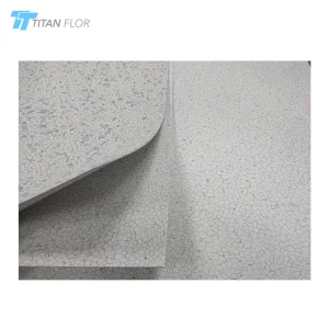 ESD Conductive PVC Vinyl Flooring Tile Antistatic Flooring Tile 610mm