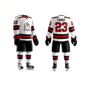 Precio de fábrica diseño OEM alto rendimiento ropa deportiva para adultos uniforme de hockey personalizado