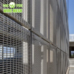 Stainless Steel Aluminum Architectural Metal Wire Mesh for Facade Building/Decorative Wall Cladding