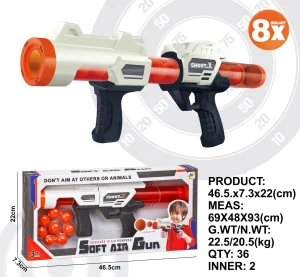 Xinbo Summer Sport Soft Air Gun with Bullets Shooting Foam Blasters Combat Play Boys Children Outdoor Indoor Game Toys