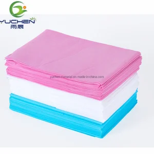 Disposable SMS Nonwoven Bed Sheet Cover with/Without Elastic for Hospital Examination Use