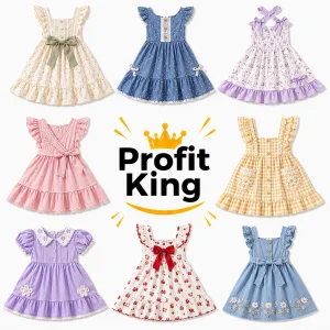 Beach Style Kids Summer Sundress