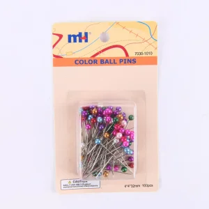Colorful Pearl Pin Bright Color Needle Small Packaging