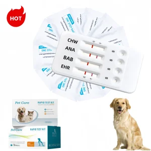Dog 3 Way Test Kit EHR ANA BAB Test Canine Ehrlichia Anaplasma Babesia Gibsoni Combo Test Kit