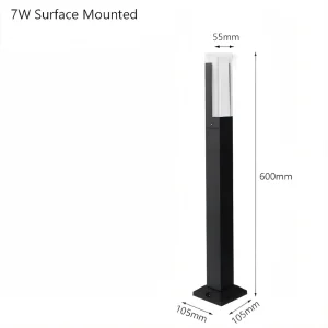 Upright Garden Path Lighting Aluminum Landscape Lawn LED Post Lights