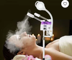 2026 3-in-1 Hot Cold Facial Steamer, Nano Ionic Ozone Steam with 8x Magnifying Lamp for Salon Home Spa