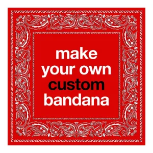 Multifunctional Custom Silk Bandana Print