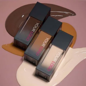 Professional Customizable Matte Liquid Foundation for Dark Waterproof Long-Lasting Oil Control