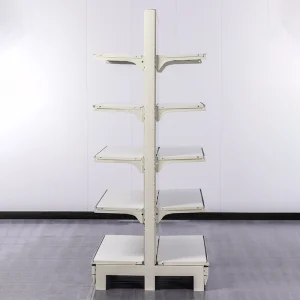 Double Sided Branded Supermarket Shelf for Retail Stores with Custom Graphics