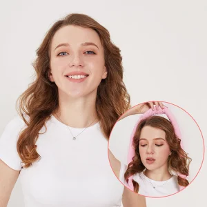 Heatless Hair Curler - Silk Sleep Wave Rod Headband for Effortless Curls