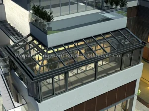 New Design DIY Sunroom Thermal Break Insulation 4 Seasons Aluminium Glass Conservatory