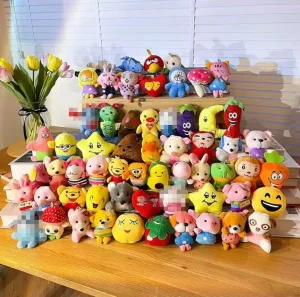 Mini Key Pendant Plush Toy Stuffed Animal