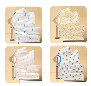 Ropa infantil ligera de verano hecha a medida en algodón 100% de clase A en varios colores para recién nacidos