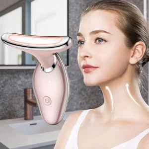 Low MOQ Microcurrent Massager for Home Use Handheld Beauty Device US for Skin Tightening Lymphatic Drainage Face Neck Lift