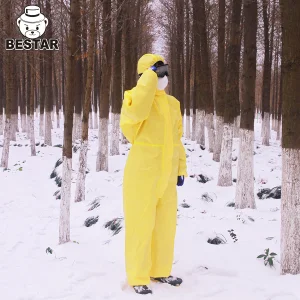 Ropa de protección química ligera