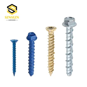 China Concrete Screws Factories, Exporter
