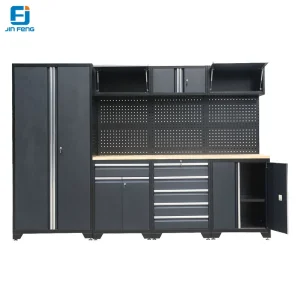 Steel Corner Work Bench Garage Storage System